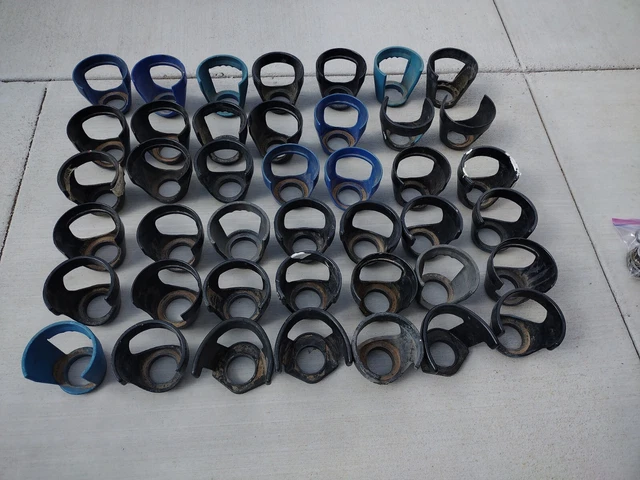 Co2 Heavy Duty Cylinder Tank Handle Luxfer/Catalina Plastic + Snap Rings Bundle