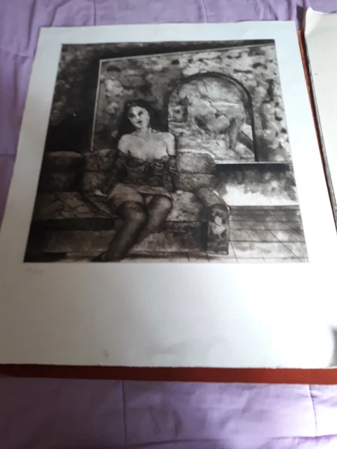 artista messicano Jose Luis FARIAS-numerata mis 45x49 bordo escluso