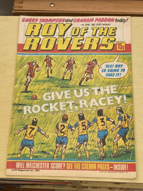 Roy Of The Rovers Comic - 11th April 1981