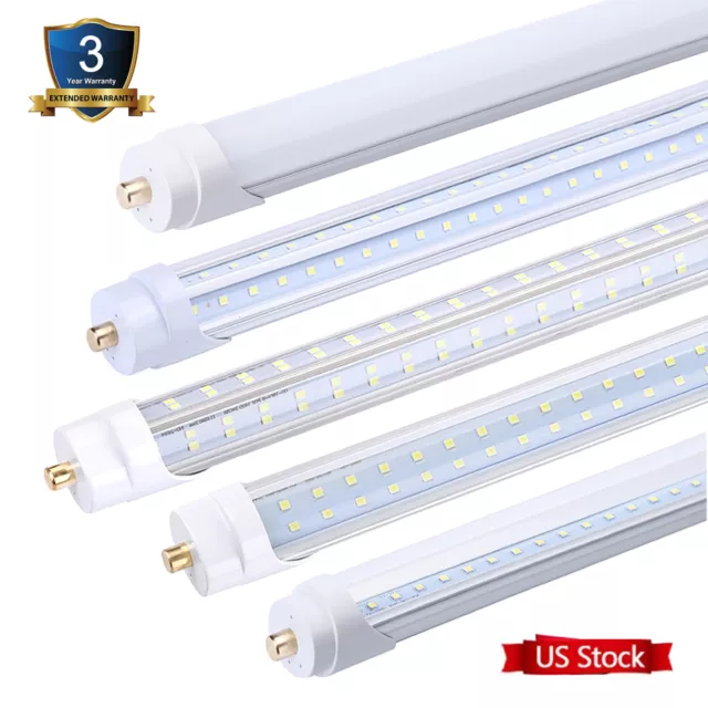 8 Foot Led Shop Light 90W 65W 45W 8FT FA8 T8 T12 Single Pin 8' Led Tube Light