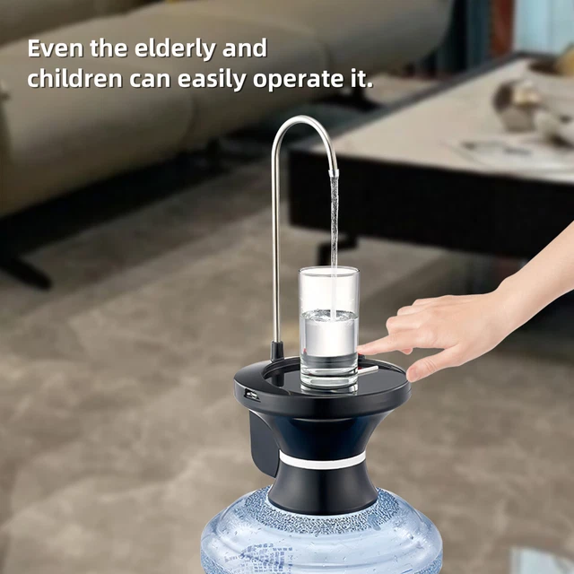 UNIVERSAL 5 GALLON Electric USB Water Pump Dispenser Automatic Drinking ...