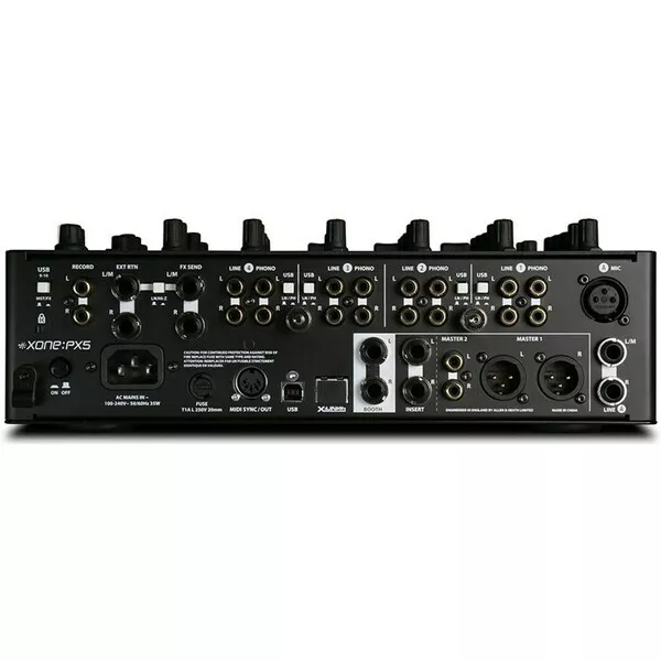 Allen & Heath Xone:PX5 True Analogue Hybrid DJ Mixer (Traktor Certified) 3