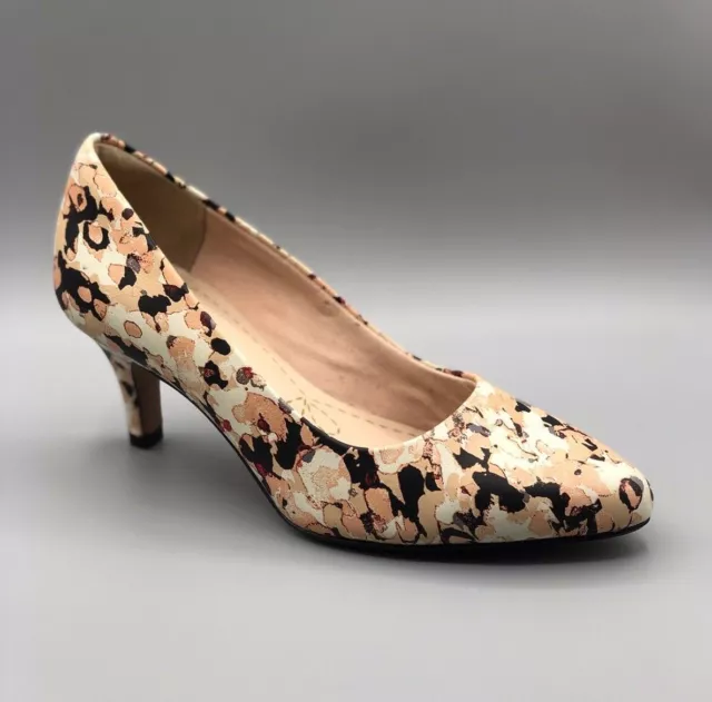 LADIES CLARKS ISIDORA Faye Gold Heeled Shoes 4 37 New 25.00