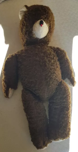 Ancien ours en peluche articulé