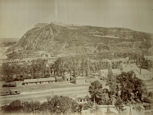 FRANCE CHERBOURG circa 1880 La Montagne et le Fort du Roule