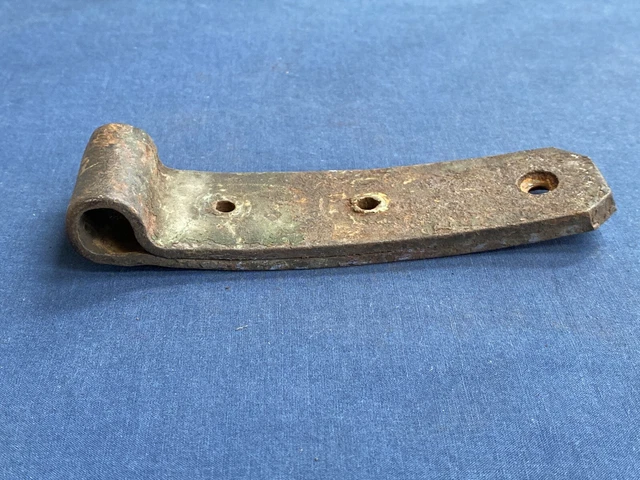 Antique Hand Forged Wrought Iron Barn Door Gate Hinge Hardware Reclaimed Part