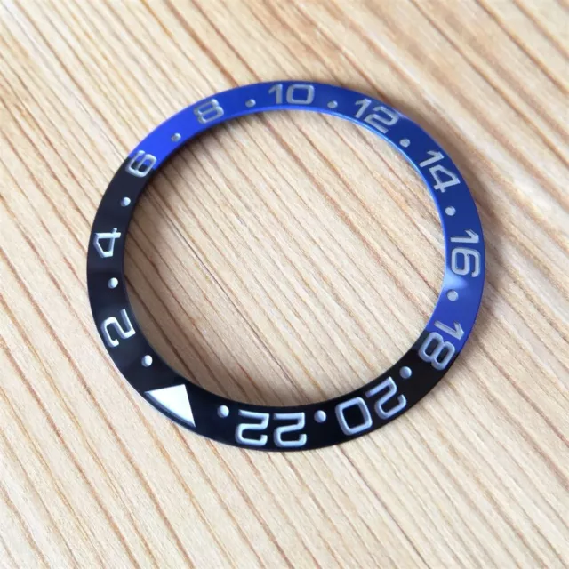 Ceramic Black Blue Watch Bezel Insert Fits For Rolex GMT 116710BLNR 126710BLNR