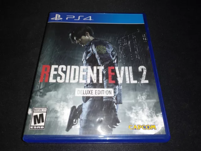 Resident Evil 2 Deluxe Edition Sony Playstation 4 PS4 LN PERFECT COMPLETE+DLC