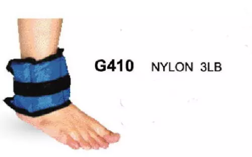 Cavigliera Zavorrata Nylon 2.5 Lb Gambe Ankle Wrist Weights Arm Fitness Soort