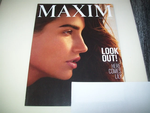 APRIL 2015 MAXIM Issue Lily Aldridge Cover Excellent Condition