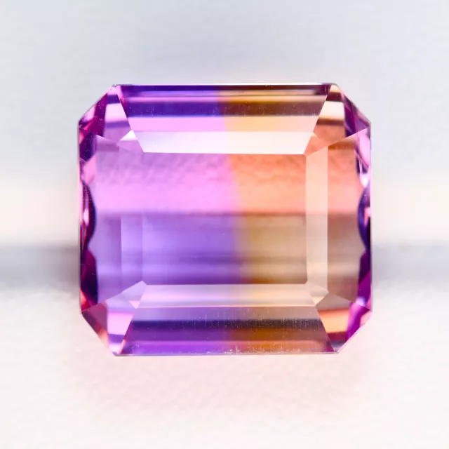 24.60 Ct Octagan 16.8 x 15.5 MM Purple & Gold Yellow Bolivia Natural Ametrine