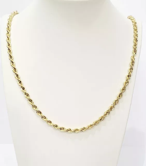 Collana Collier maglia Funetta  in oro 18kt-750 Unisex - 70 Cm Made In Italy