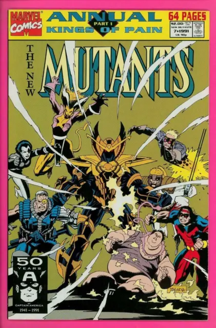 NEW MUTANTS Annual #7, NM-, CannonBall, Mignola, Marvel 1983 1991, more in store