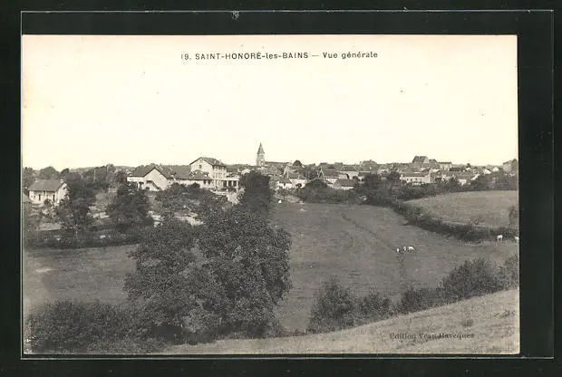 CPA Saint-Honoré-les-Bains, General View