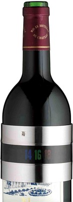 Opaco WMF 06.5851.6030 Termometro per Vino a Clip Acciaio Inossidabile 
