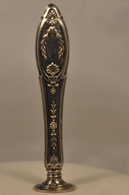 Cachet Ancien Argent Massif Sceau Antique Solid Silver Wax Seal