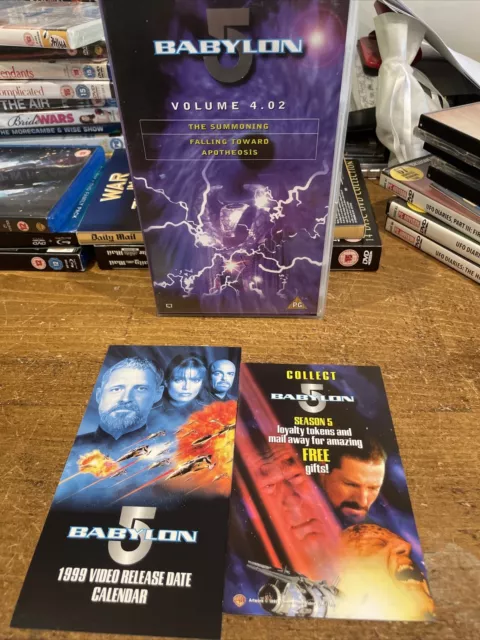 Babylon 5 - Volume 4.02 - PAL VHS Video Tape Free Post To U.K.