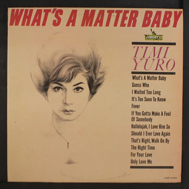 TIMI YURO what's a matter baby Liberty 12" LP 33 tr/min EUR 16,30