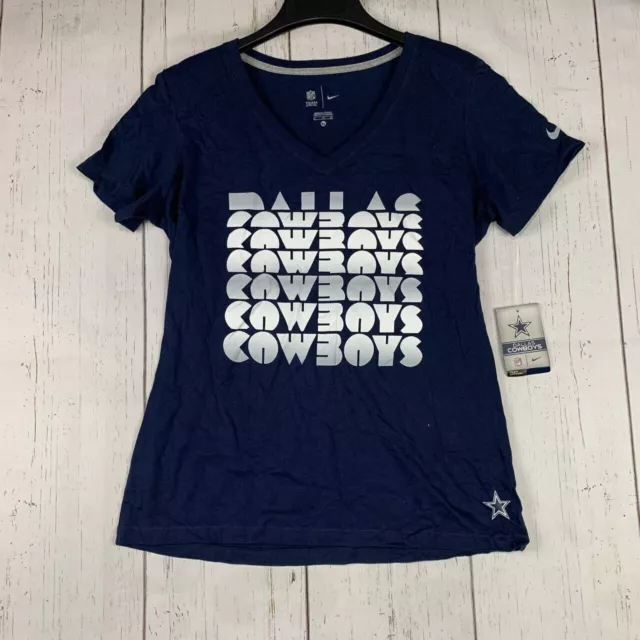 Dallas Cowboys NFL XL Nike Casual T-Shirt Blue New Women