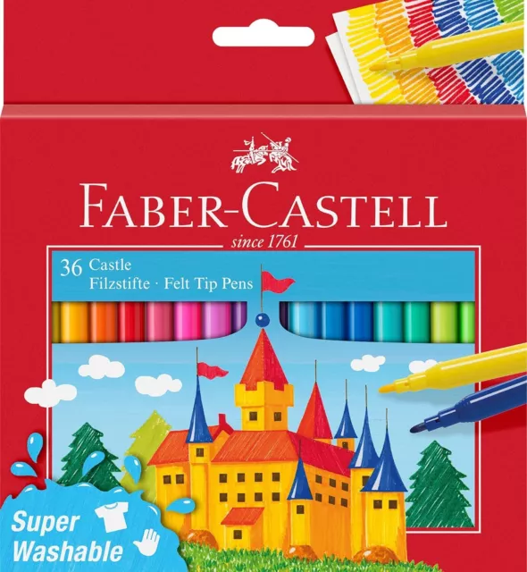 Faber-Castell Castle 554203 Filzstift 36er-Pack im Karton