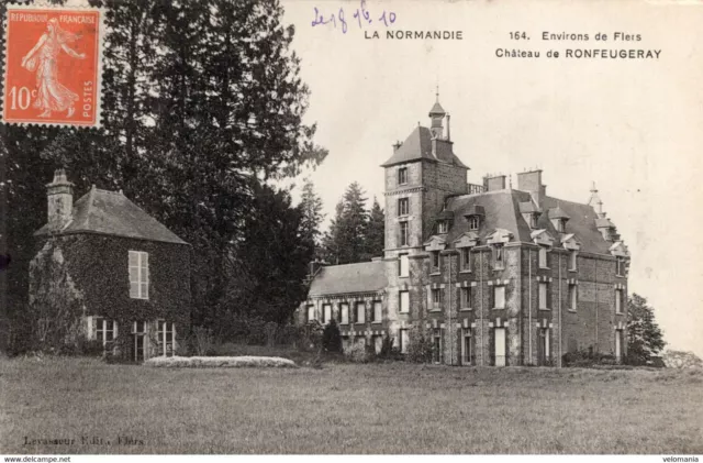 8151 cpa 61 environs de Flers - Château de Ronfeugeray