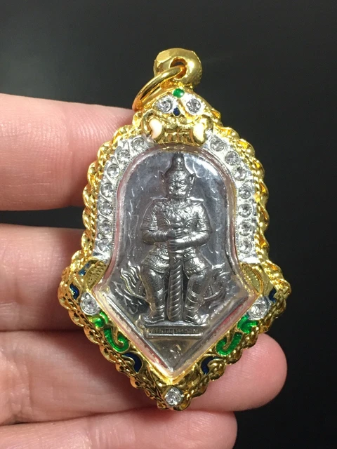 Gorgeous Thao-Vessuwan Thep Giant Deva Deity thai Amulet Protection Vol. 7.2.2