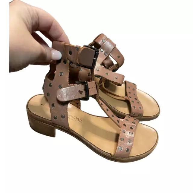BARBARA BARBIERI LEATHER Gladiator Sandals Women's Size 7 $49.00 - PicClick