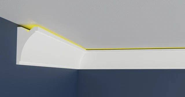 2-20m+angoli Gratuito Incollaggio LED Profilo Luce Illuminazione Indiretta.