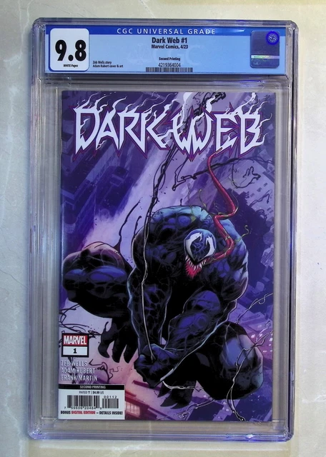 Dark Web #1 (2023 Marvel Comics) 2nd Print CGC 9.8