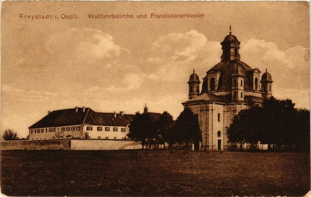 CPA AK Freystadt - Wallfahrtskirche und Franziskanerkloster GERMANY (1031498)