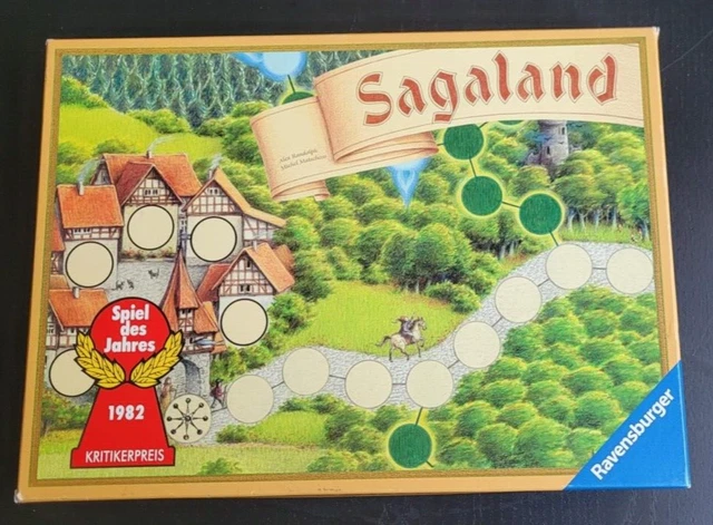 "Ravensburger" Gesellschaftsspiel -Sagaland- Spiel des Jahres 1982, vollständig