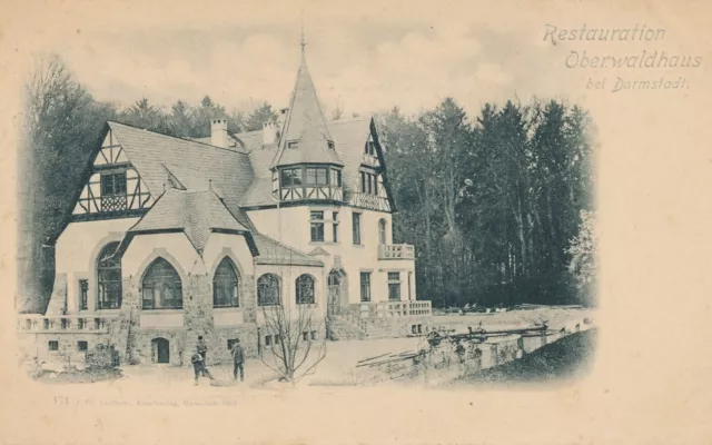 DARMSTADT – Restauration Oberwaldhaus – Germany – udb (pre 1908)