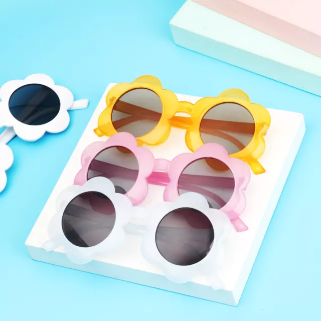 Boys Girls Sun Glasses Flower Shape Children Shades Eyewear Kids Sunglasses 3