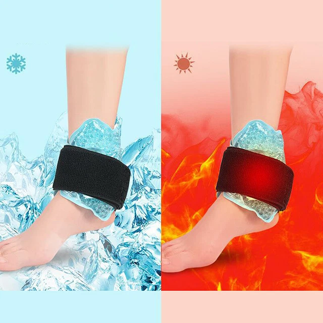 Reusable Ankle Brace Ice Pack Comfortable Fit Knee Gel Ice Packs for Legs Wai ~~