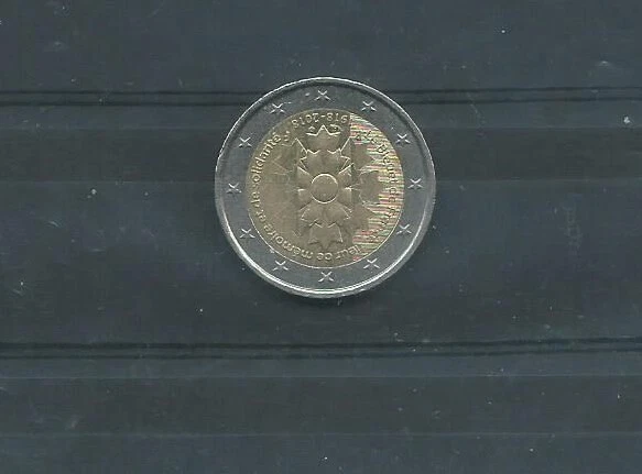PIECE DE 2 Euros 2018 Centenaire Du Bleuet De France EUR 12,00