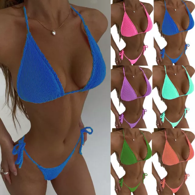 Women Bandage Push Up Bikini Set Summer Sexy Swimsuit Swimwear Bathing Beachwear