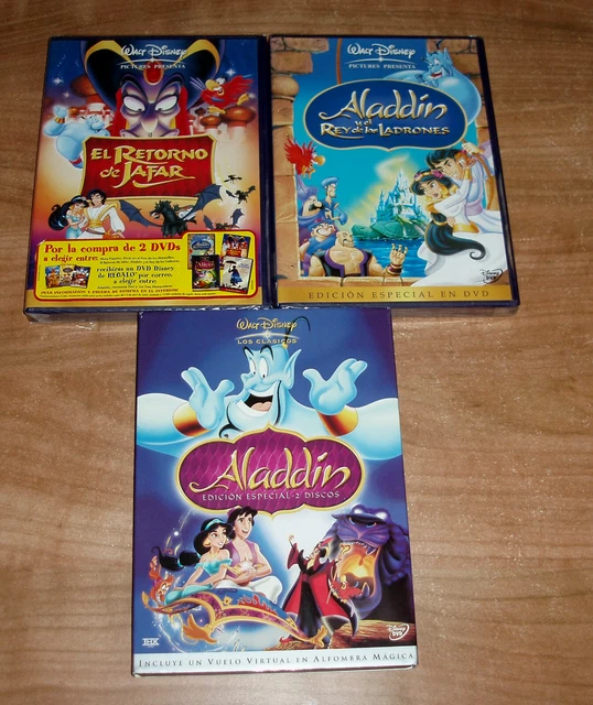 ALADDIN THE TRILOGY Special Edition 4 DVD 3 Movies New Disney Animation