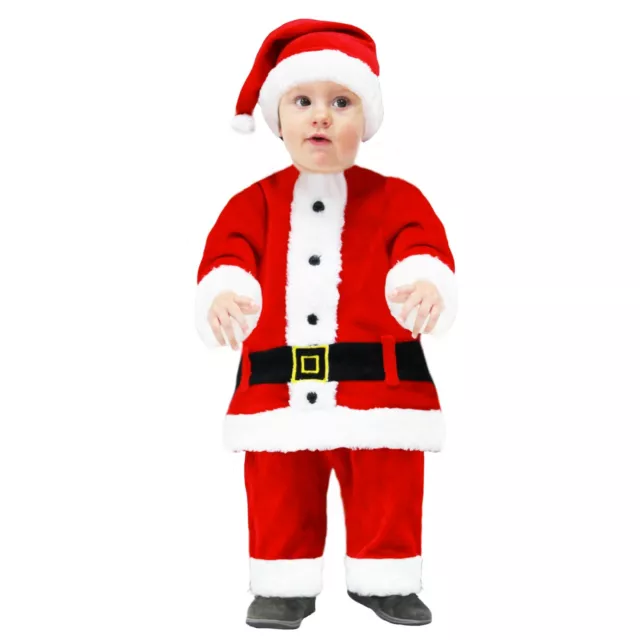 Costume bambino Babbo Natale vestito natalizio neonato di Pegasus