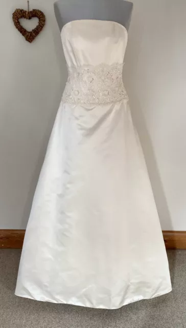 4 ⚪️ Orchid by Alan Hannah  |  Size 12/14  |   Ivory Silk Wedding Dress