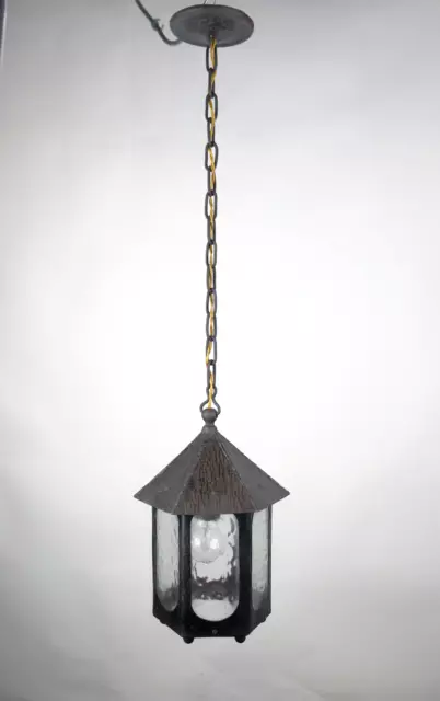 Jugendstil Außenlampe - Laterne - Flurlampe - Treppenhaus - online-antikwerk