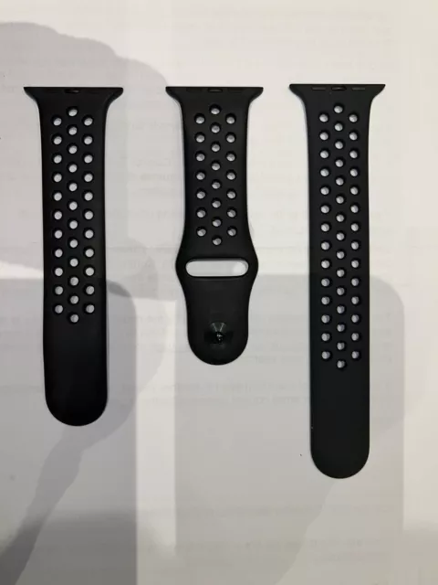 Apple Watch originale Nike Sport Band nero antracite 44 mm usato S/M & M/L prezzo disponibile £49