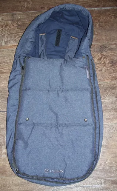 CYBEX GOLD Denim Blue Cocoon S Bassinet for Stroller~Fits Balios S~Eezy S Twist