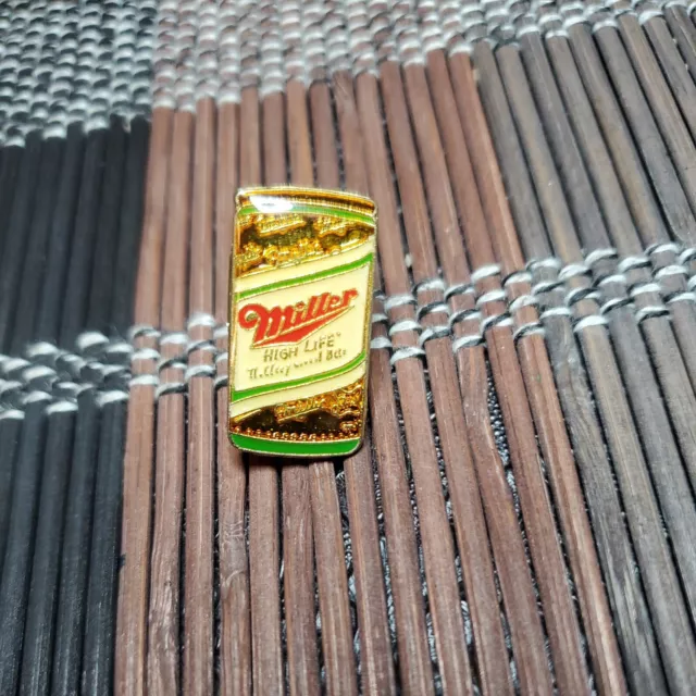 Miller High Life Beer Can Vintage Lapel Pin
