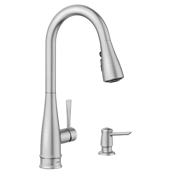 Moen Birchfield 87205SRS Spot Resist Stainless Pulldown Kitchen Faucet