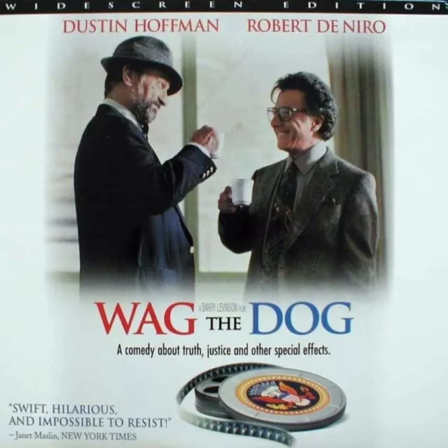 WAG THE DOG WS CC AC3 NEUF N&S NTSC LASERDISC Dustin Hoffman, Robert De Niro