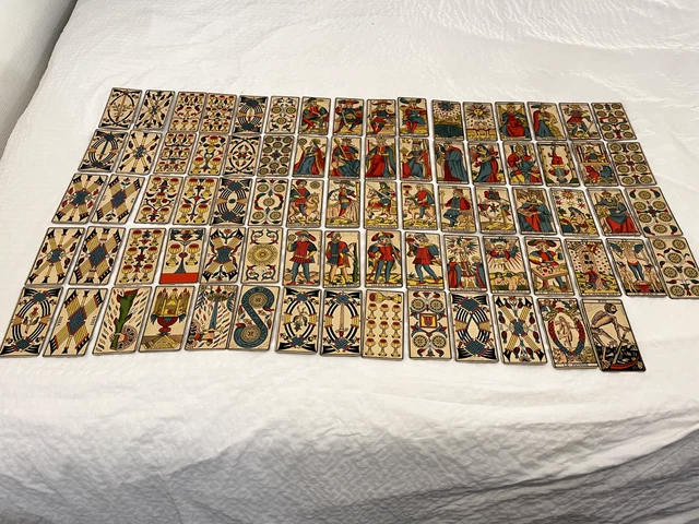 Ancien Tarot de Marseille Cartomancie Grimaud 1977 - Collection