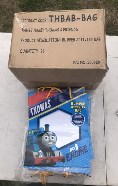96 X Thomas the tank engine bumper activity bag Brand New In Box