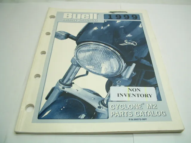 1999 Buell Parts Catalog - Cyclone M2 Models - 99572-99Y