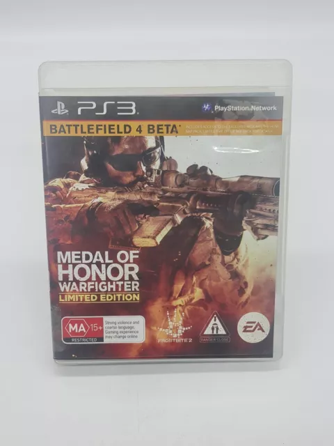 medal of honor warfighter ps3 limited edition w battlefield 4 beta