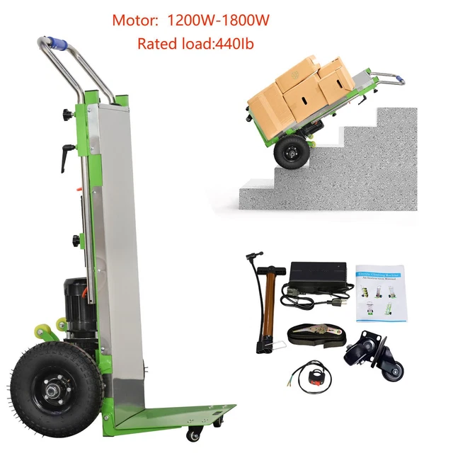 Hand Truck Heavy-Duty Handling Machine Electric Stair Climber 200kg Rated Load